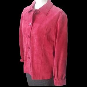 Suede washable pink coat by Nuage S/P